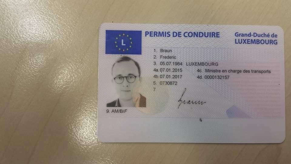 Permis de Conduire Luxembourgeois