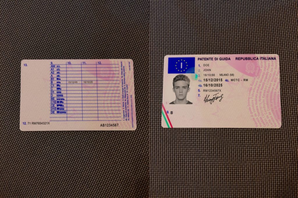 Renouvellement du permis de conduire italien