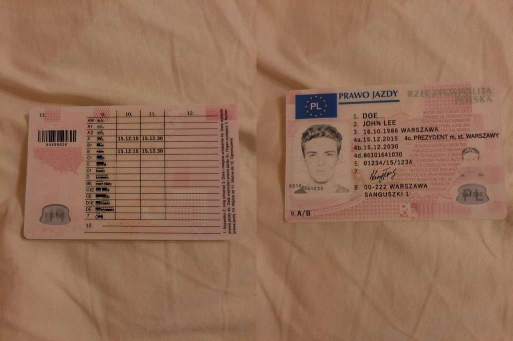 Achat du permis de conduire Polonais