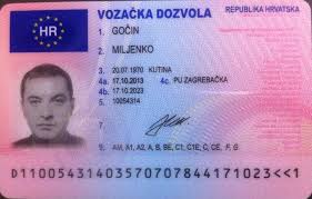 Renouvellement du permis de conduire Croate